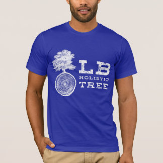 LB Holistic Tree White Font T-Shirt