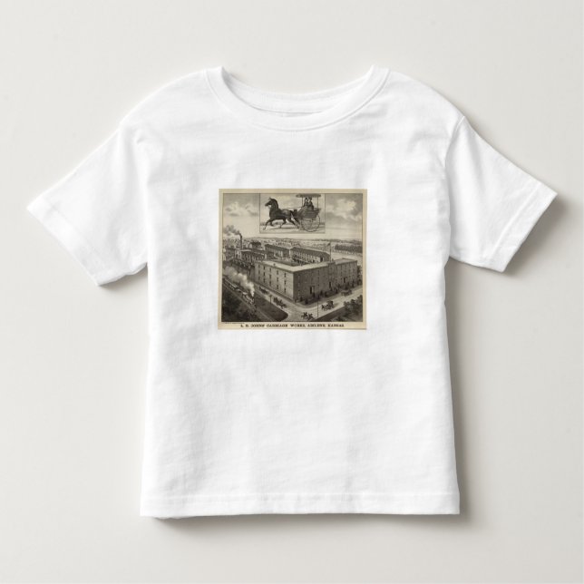 LB Johns' Carriage Works, Abilene, Kansas Toddler T-shirt (Front)