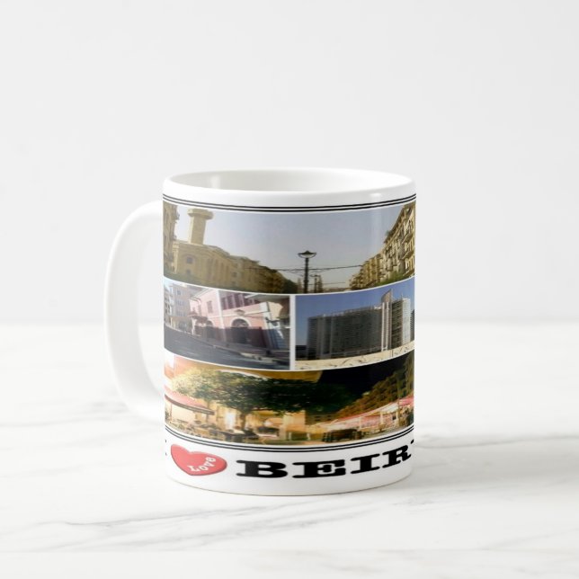 LB Lebanon - Beirut Coffee Mug (Front Left)