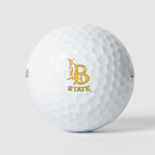 LB State Distressed Golf Balls