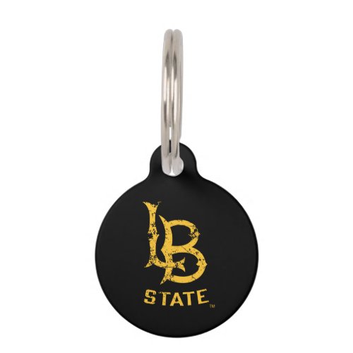 LB State Distressed Pet ID Tag