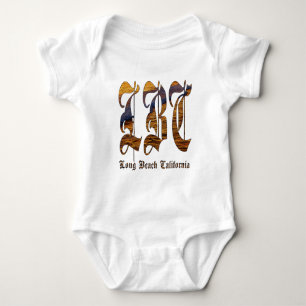 lbc, long beach, california, surf, beach, ocean, s baby bodysuit