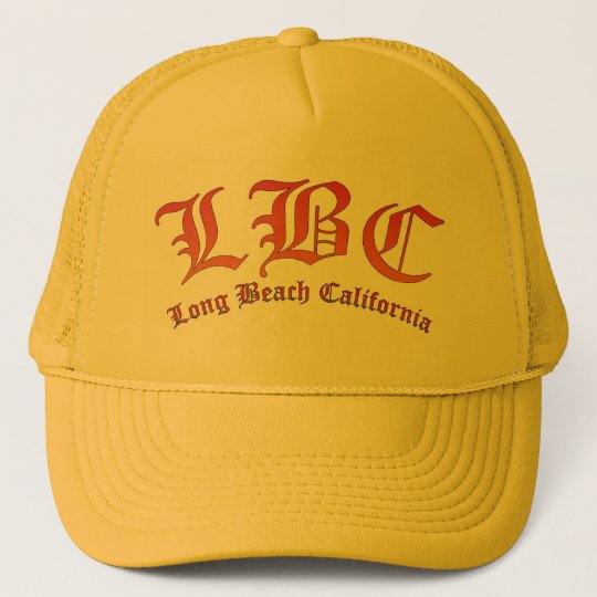 LBC - Long Beach California Trucker Hat | Zazzle.com
