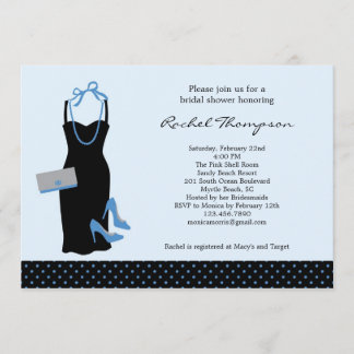 LBD Bridal Shower Invitation
