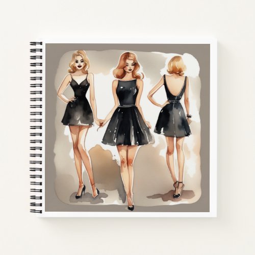 LBD Essence _ Little Black Dress Fashion Diary Notebook