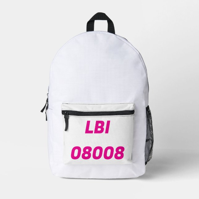LBI 08008 BACKPACK BY LBI APPAREL TM (Front)