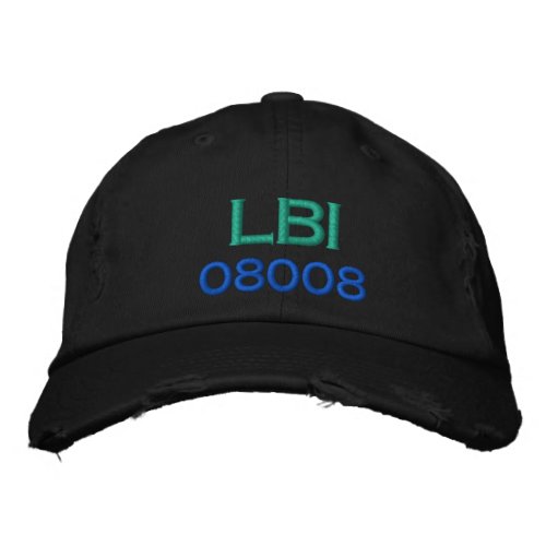 LBI 08008 HAT CAP LONG BEACH ISLAND