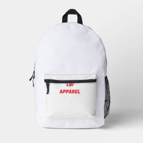 LBI APPAREL TRADEMARKED BACK PACK