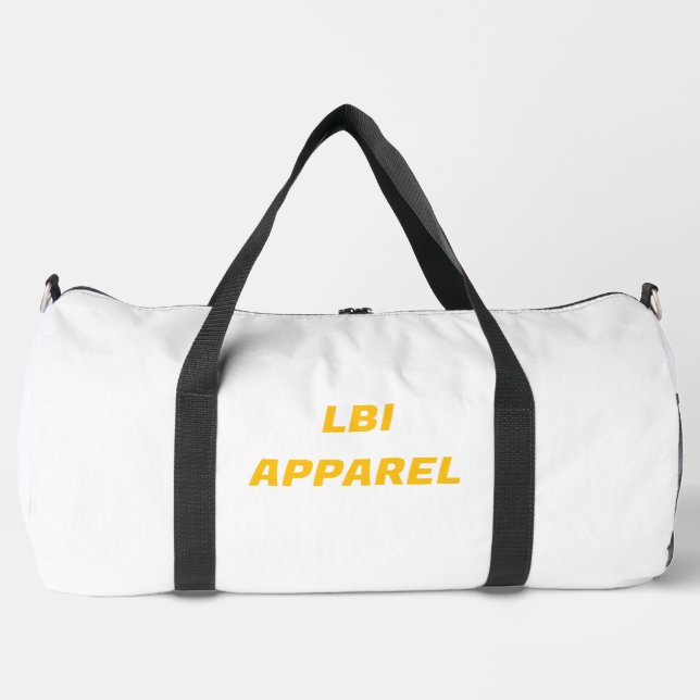 LBI APPAREL TRADEMARKED DUFFLE BEACH BAG (Front)