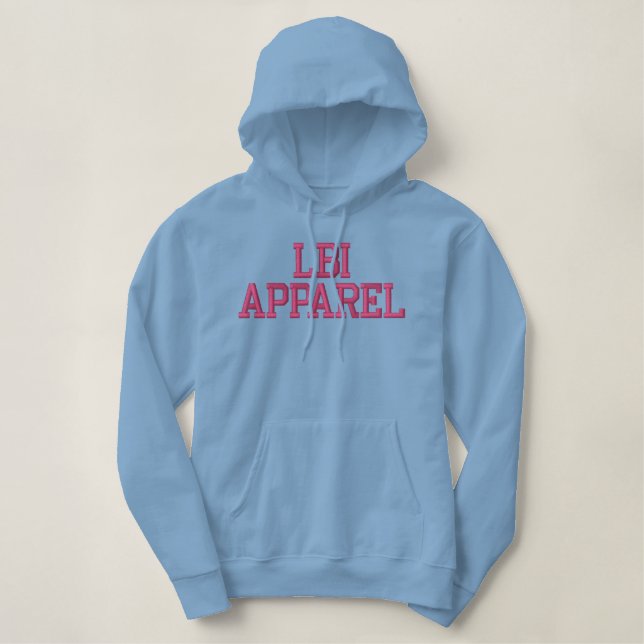 LBI APPAREL TRADEMARKED EMBROIDERED HOODIE (Design Front)