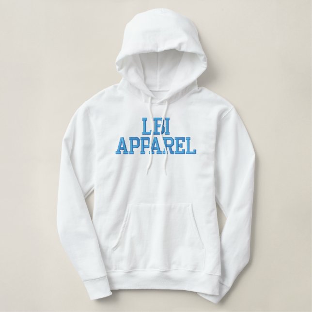 LBI APPAREL TRADEMARKED EMBROIDERED HOODIE (Design Front)