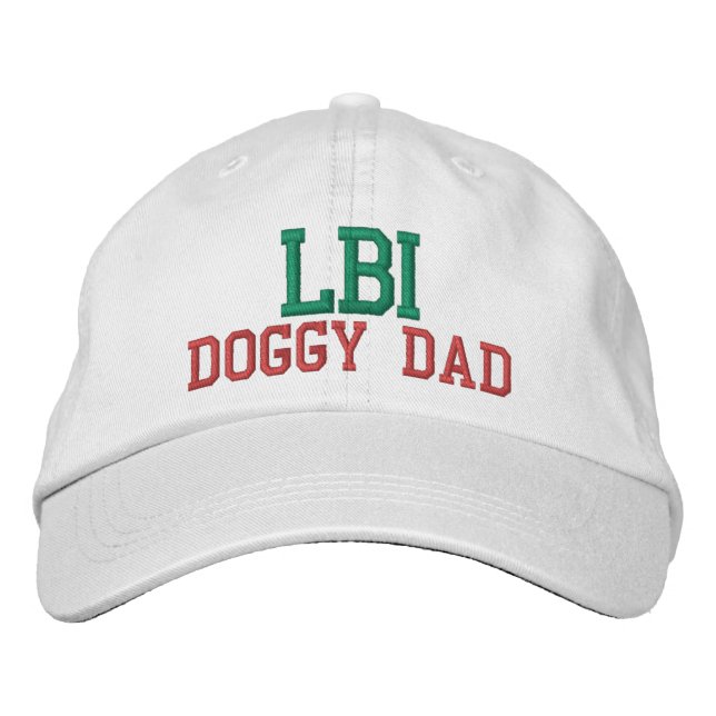 LBI DOGGY DAD Embroidered Hat (Front)