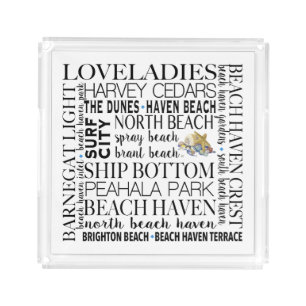 LBI Jersey Shore Tray