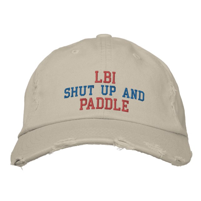 LBI SHUT UP AND PADDLE HAT (Front)