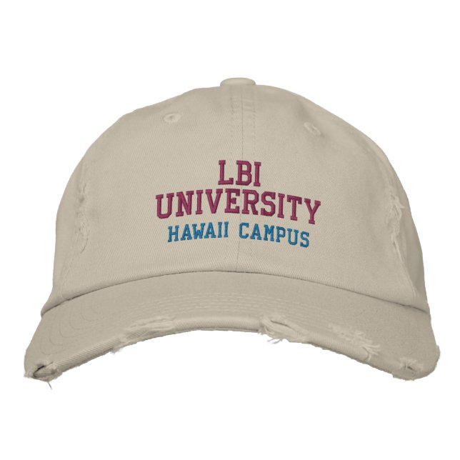 LBI UNIVERSITY (REG TRADEMARK) HAT  (Front)