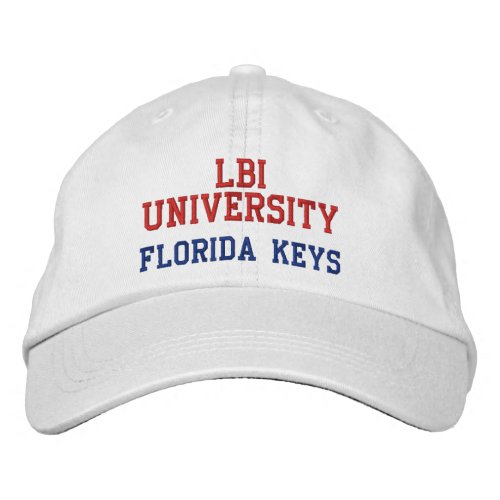 LBI UNIVERSITY REG TRADEMARK HAT LBI APPAREL