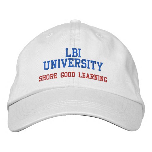 LBI UNIVERSITY REG TRADEMARK HAT LBI APPAREL