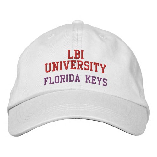 LBI UNIVERSITY REG TRADEMARK HAT LBI APPAREL