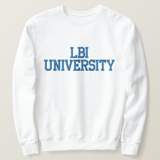 LBI UNIVERSITY (TM) LBI by LBI APPAREL SWEATSHIRT (Design Front)