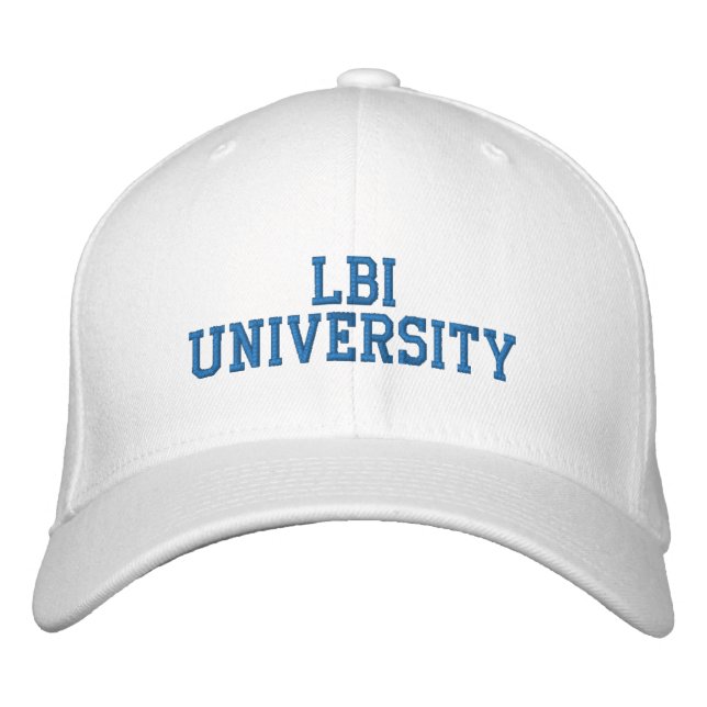 LBI UNIVERSITY TRADEMARKED BASEBALL CAP (Front)
