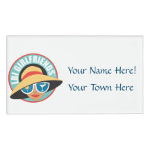 LBIG Rectangular Magnetic Name Badge