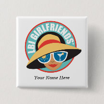 LBIG Square Magnetic Wearable Button