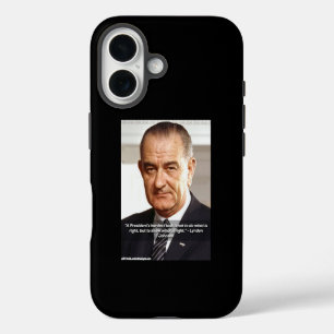 LBJ And "Knowing What's Right" Elegant iPhone 16 Case