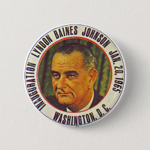 LBJ Inauguration 1965 - Button