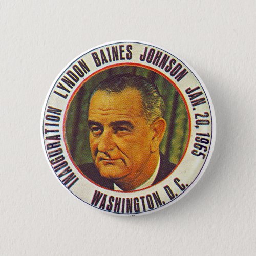 LBJ Inauguration 1965 _ Button