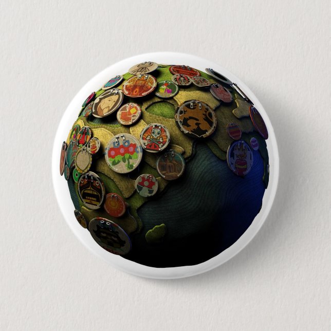 LBP Earth Pinback Button (Front)
