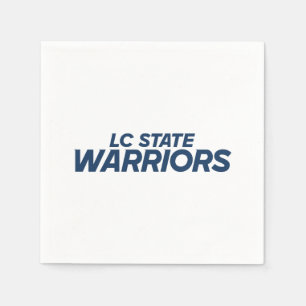 LC State Warriors Athletic Wordmark Napkins
