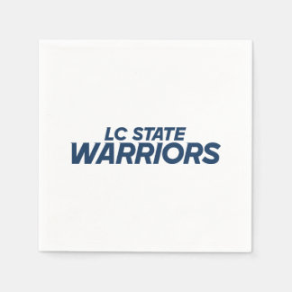 LC State Warriors Athletic Wordmark Napkins