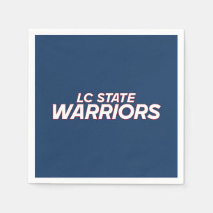 LC State Warriors Athletic Wordmark Napkins