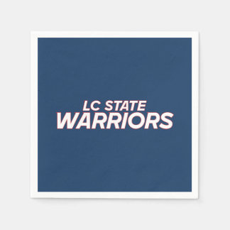 LC State Warriors Athletic Wordmark Napkins