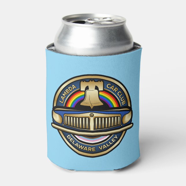 LCCI DelVal Can Coozy (Light Blue) Can Cooler (Can Front)
