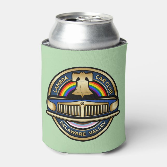 LCCI DelVal Can Coozy (Light Green) Cooler (Can Front)