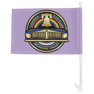 LCCI DelVal Car Flag (Lavender)