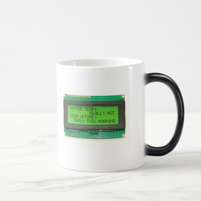 LCD Smartie - Coffee LCD Color Morph Mug (Right)