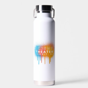 LCJSMS Spray Paint White Waterbottle Water Bottle
