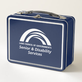 LCOG Senior & Disability Services Metal Lunchbox