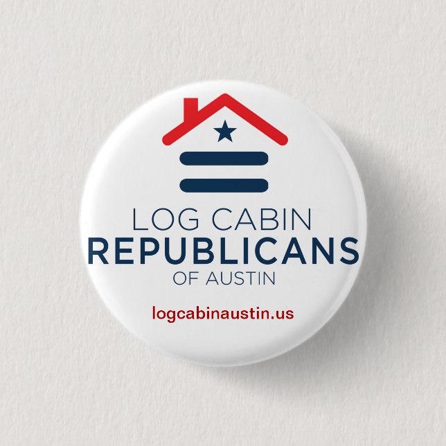 LCR Austin Round Button - New Logo (Front)