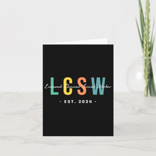 Lcsw Graduation 2024 Licensed Clinical Social Work Card
