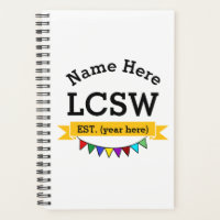 LCSW Licensed Clinical Social Worker Personalized