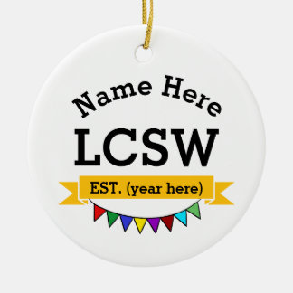 LCSW Ornament Gift Licensed Clinical Social Worker