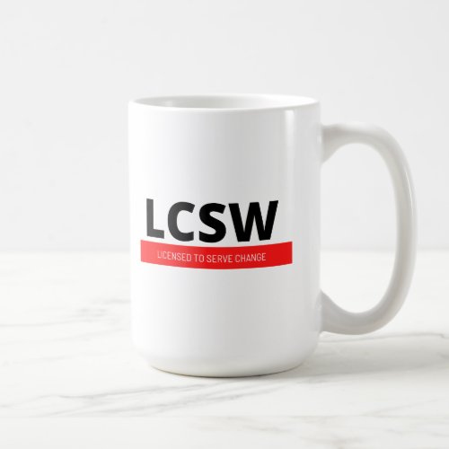 LCSW Red Coffee Mug
