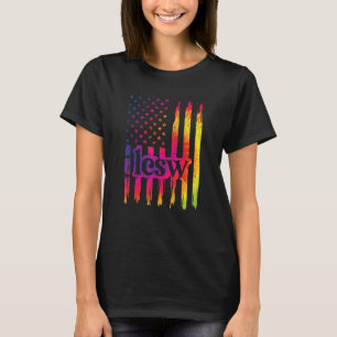 Lcsw Us Flag Proud Licensed Clinical Social Worker T-Shirt