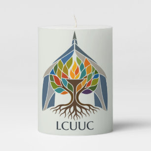 LCUUC Community Chalice Pillar Candle