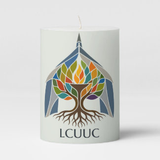 LCUUC Community Chalice Pillar Candle
