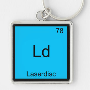 Ld - Laserdisc Funny Chemistry Element Symbol Tee Keychain