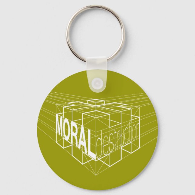 LD/MD - Moral Destruction in Negative Keychain (Front)